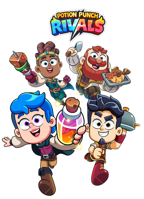 PPR Characters with Logo vertical